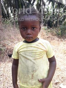 Choose a child to sponsor, like this little girl from Tegloma, Wuya age 3