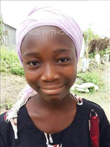 Choose a child to sponsor, like this little girl from Jaiama Bongor, Hawa age 12