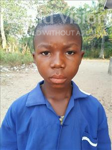 Choose a child to sponsor, like this little boy from Jaiama Bongor, Mbaimba age 10