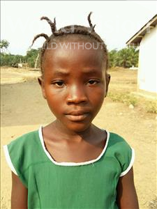 Choose a child to sponsor, like this little girl from Jaiama Bongor, Amara age 8