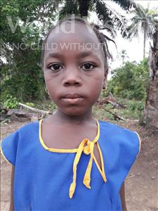 Choose a child to sponsor, like this little girl from Jaiama Bongor, Massah age 8