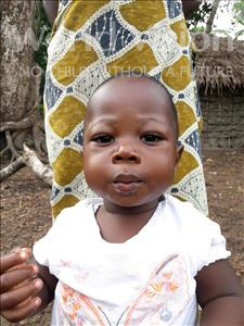 Choose a child to sponsor, like this little boy from Jaiama Bongor, Ibrahim age 1