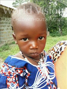 Choose a child to sponsor, like this little boy from Jaiama Bongor, Lucinda age 1
