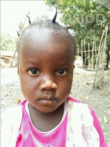 Choose a child to sponsor, like this little girl from Jaiama Bongor, Mbalu age 3