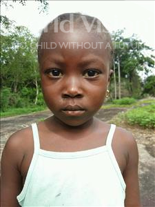 Choose a child to sponsor, like this little girl from Jaiama Bongor, Mamie age 4