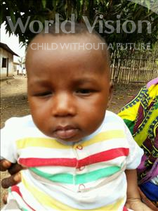Choose a child to sponsor, like this little boy from Jaiama Bongor, Alhaji age