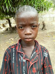 Choose a child to sponsor, like this little boy from Jaiama Bongor, Bockarie age 7