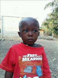 Choose a child to sponsor, like this little boy from Jaiama Bongor, Dauda age 3