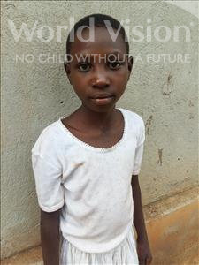 Choose a child to sponsor, like this little girl from Kibiga-Mulagi (Kimu), Florence age 8