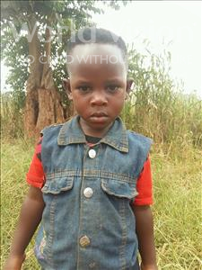 Choose a child to sponsor, like this little girl from Kibiga-Mulagi (Kimu), Judith age 4