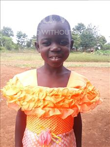 Choose a child to sponsor, like this little girl from Busitema, Pencinsi age 6