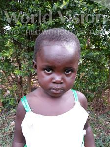 Choose a child to sponsor, like this little girl from Busitema, Teddy age 3