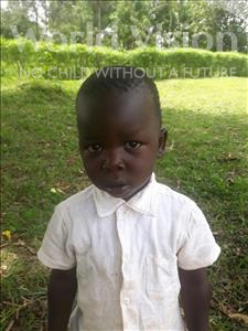 Choose a child to sponsor, like this little boy from Busitema, Martine Prince age 3