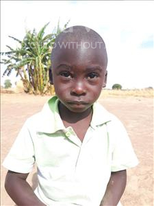 Choose a child to sponsor, like this little boy from Keembe, Allow age 3