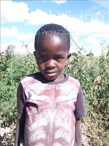 Choose a child to sponsor, like this little boy from Keembe, Evans Jr age 7