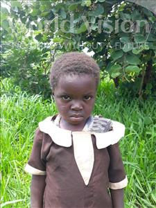 Choose a child to sponsor, like this little girl from Keembe, Margrate age 5