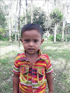 Choose a child to sponsor, like this little boy from Ghoraghat, Borhan age 3