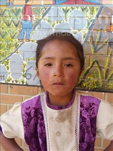 Choose a child to sponsor, like this little girl from Mosoj P'unchay, Elizabeth age 7