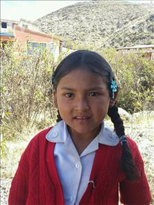 Choose a child to sponsor, like this little girl from Mosoj P'unchay, Juana age 8