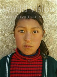 Choose a child to sponsor, like this little girl from Khantati, Nohemy age 8