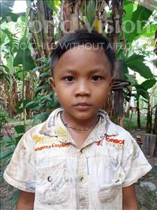 Choose a child to sponsor, like this little girl from Soutr Nikom, Bunloeur age 6