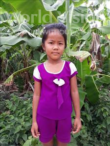 Choose a child to sponsor, like this little girl from Soutr Nikom, Navann age 5