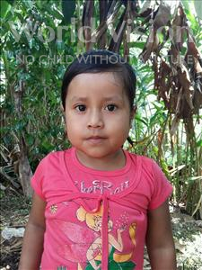 Choose a child to sponsor, like this little girl from Maya, Deyli Sulesmy age 5
