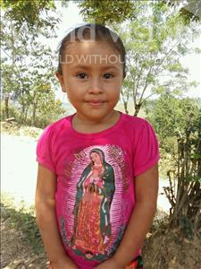 Choose a child to sponsor, like this little girl from Maya, Yulissa Elizabeth age 5