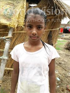 Choose a child to sponsor, like this little girl from Bhojpur, Sakshi age 13