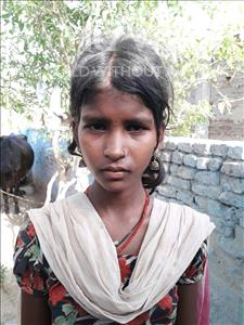 Choose a child to sponsor, like this little girl from Bhojpur, Rajmuniya age 13