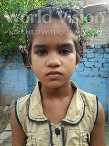 Choose a child to sponsor, like this little girl from Bhojpur, Saloni age 6