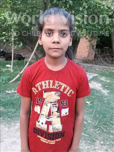 Choose a child to sponsor, like this little girl from Bhojpur, Samiksha age 6