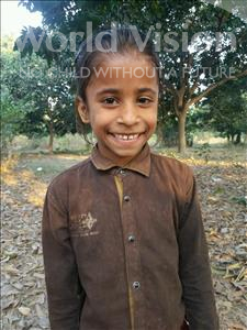 Choose a child to sponsor, like this little girl from Bhojpur, Priya age 7