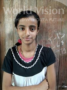 Choose a child to sponsor, like this little girl from Patna, Aparshi age 13