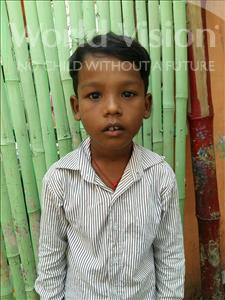 Choose a child to sponsor, like this little boy from Patna, Iswar age 9