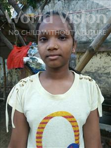 Choose a child to sponsor, like this little girl from Patna, Muskan age 11