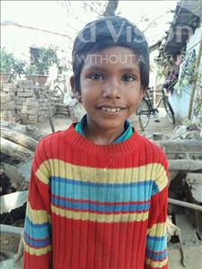 Choose a child to sponsor, like this little boy from Patna, Tuntun age 9