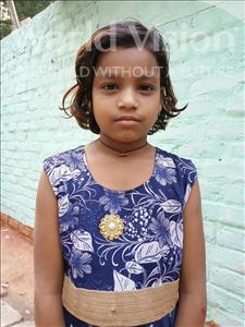 Choose a child to sponsor, like this little girl from Patna, Gita age 7