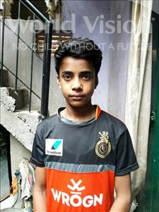 Choose a child to sponsor, like this little boy from Patna, Pintu age 13
