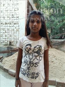 Choose a child to sponsor, like this little girl from Patna, Ishika age 11