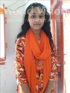 Choose a child to sponsor, like this little girl from Patna, Saleha age 12