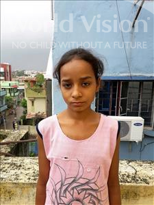 Choose a child to sponsor, like this little girl from Patna, Reshmi age 11