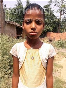 Choose a child to sponsor, like this little girl from Vaishali, Kavita age 10