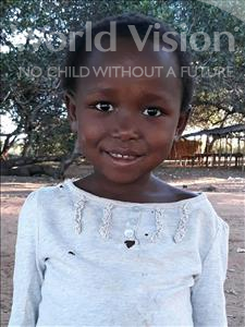 Choose a child to sponsor, like this little girl from Kazuzo, Elsa Daniel age 6
