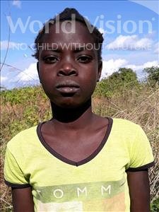 Choose a child to sponsor, like this little girl from Kazuzo, Telma Djapri age 11
