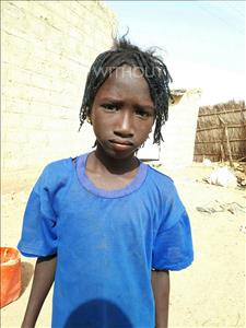 Choose a child to sponsor, like this little girl from Mbella, Dib age 8