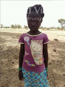 Choose a child to sponsor, like this little girl from Mbella, Niny age 7