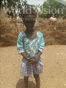 Choose a child to sponsor, like this little girl from Mbella, Khady age 5