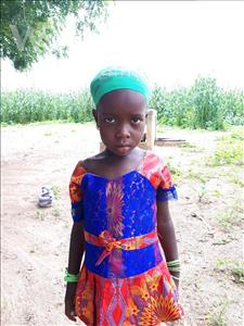 Choose a child to sponsor, like this little girl from Mbella, Fatou age 6