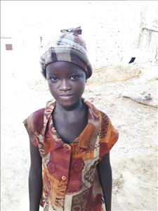Choose a child to sponsor, like this little girl from Mbella, Awa age 7